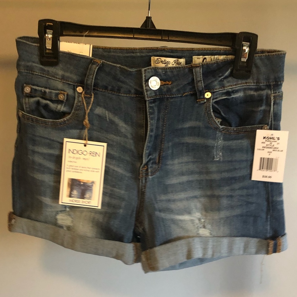 Indigo Rein Jean Shorts